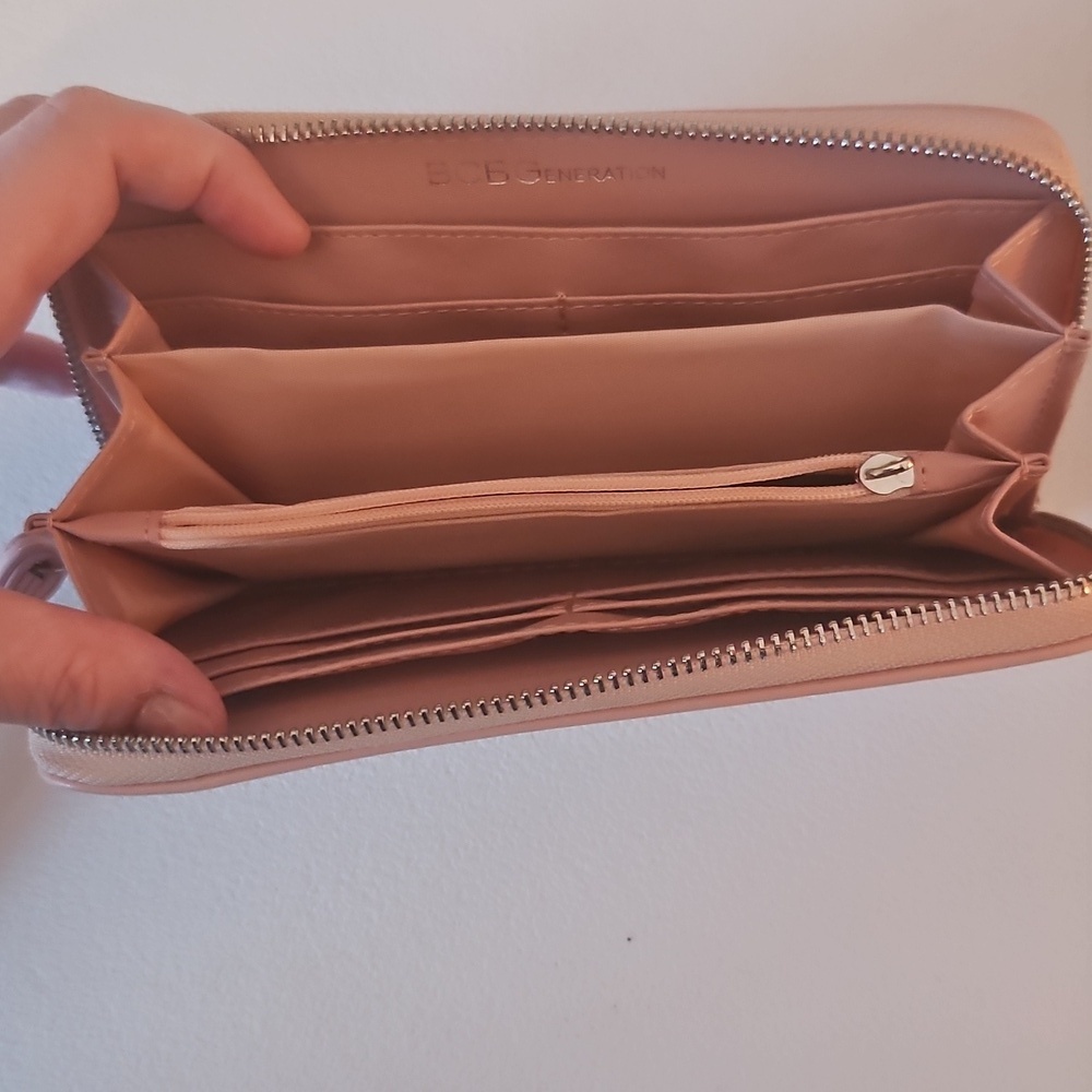 BCBGeneration Soft Pink Wristlet Clutch - Picture 3 of 3